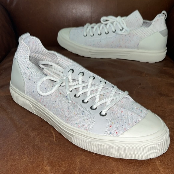 Aldo Crochito White Mid-Top Sneakers - worn once - Picture 6 of 14